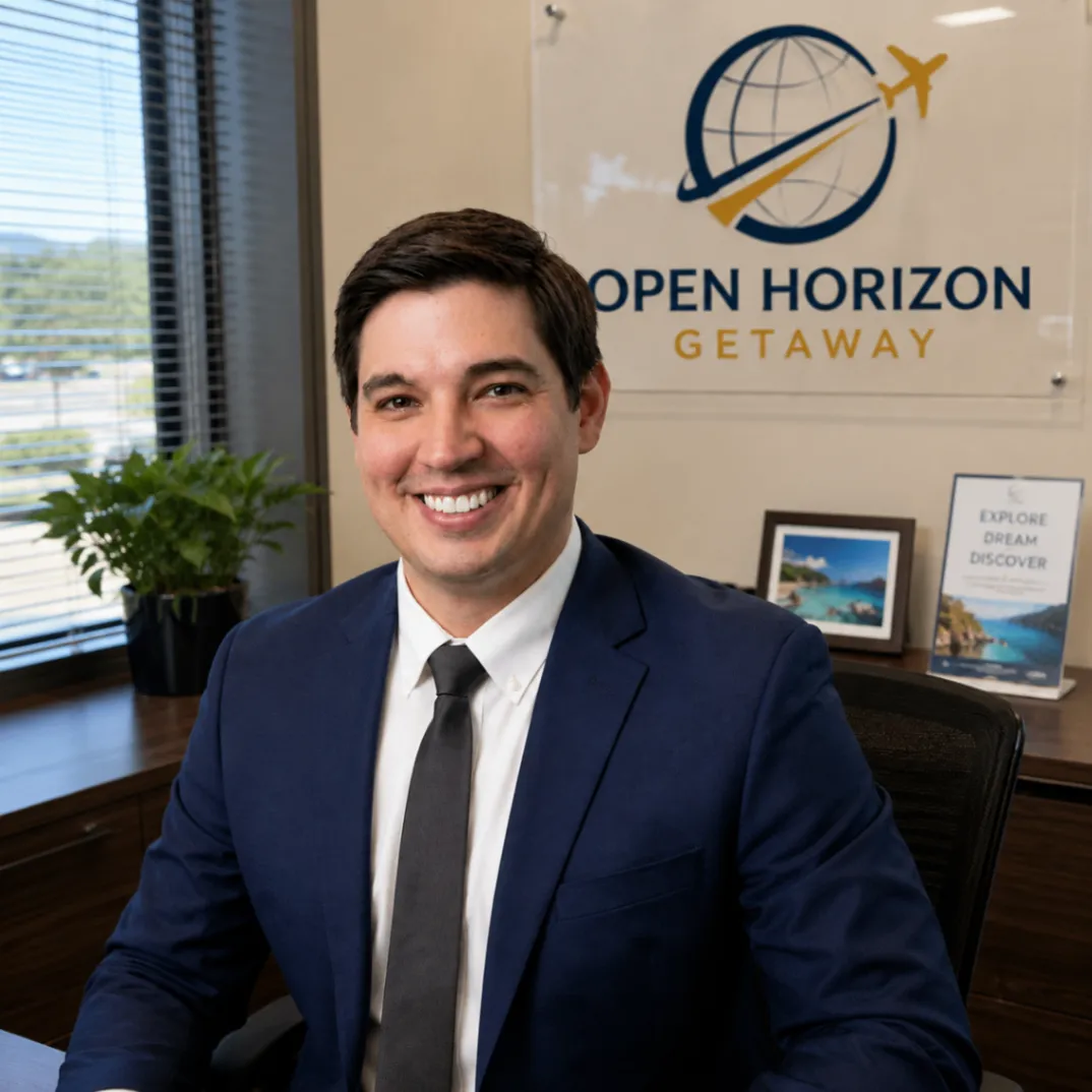 Brandon Horak, travel specialist at Open Horizon Getaways